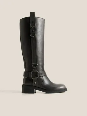 Сапоги Tendance из натуральной кожи, серый, арт. 66849