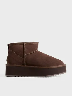 Угги Tendance из натуральной замши, коричневый, арт. 66929