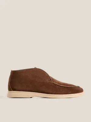 Лоферы Tendance из натуральной замши, коричневый, арт. 67483