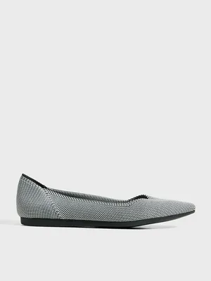 Балетки Tendance из текстиля, белый, арт. 67505