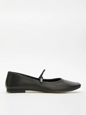 Балетки Tendance из натуральной кожи, черный, арт. 67633