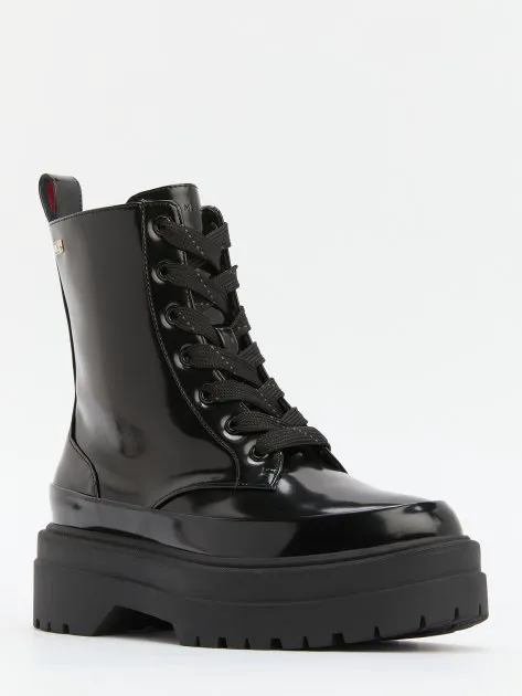 Ботинки Tommy Hilfiger из искусственной кожи, черный, арт. 67921