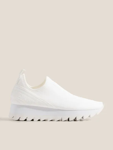 Женские кроссовки DKNY из текстиля, белый, арт. 67940