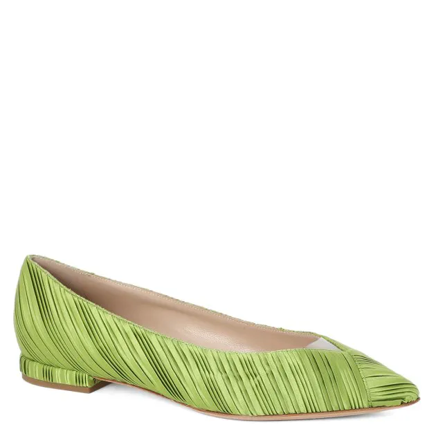 Балетки Casadei, зеленый, арт. 68206