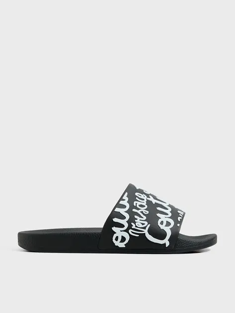 Шлепанцы Versace Jeans Couture, черный, арт. 68784