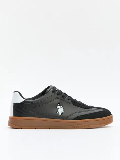 Кроссовки U.S. Polo Assn. на плоской подошве, черный, арт. 69529