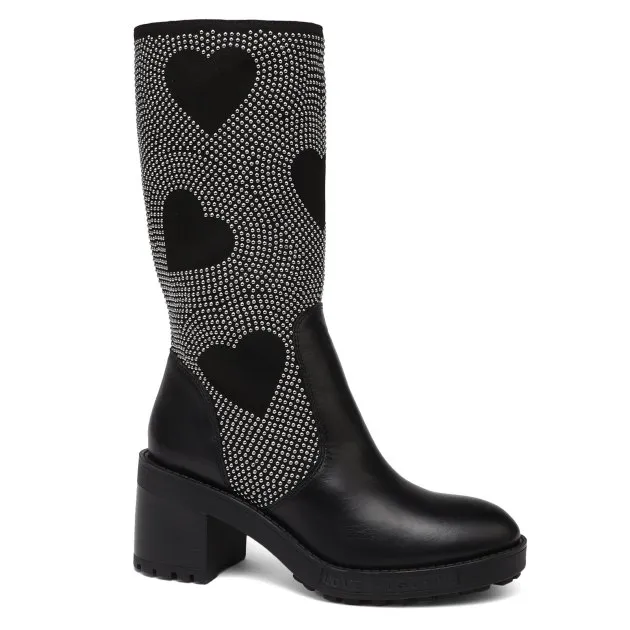 Полусапоги Love Moschino, черный, арт. 71546