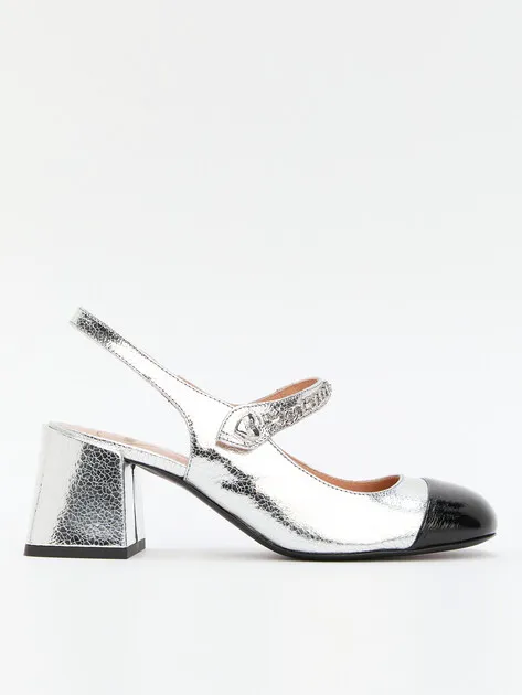 Туфли Love Moschino, серебристый, арт. 72141