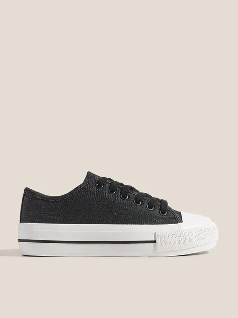Кеды Tendance из денима, черный, арт. 72838