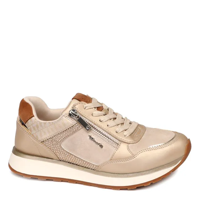 Кроссовки Tamaris, золотистый, арт. 1-23755-42