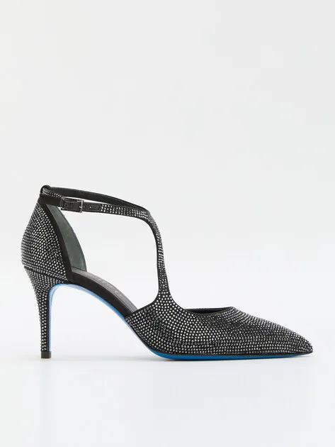 Туфли Loriblu из сатина, черный, арт. 73881