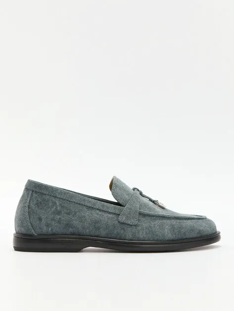Лоферы Tendance из денима, серый, арт. YS-2299AP-106