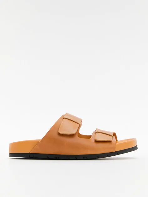 Шлепанцы Tendance из натуральной кожи, оранжевый, арт. TM3295F-1
