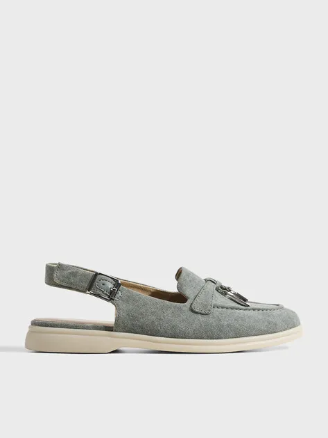 Лоферы Tendance из денима, зеленый, арт. YS-2299A-X61