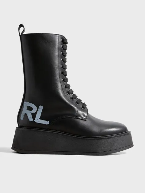 Полусапоги Karl Lagerfeld, черный, арт. 74884