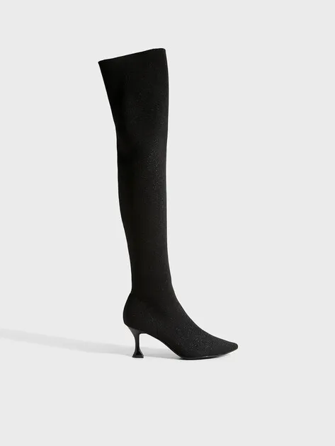 Сапоги Tendance текстильные, черный, арт. 75079