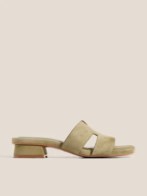Женская обувь Tendance из натуральной замши, хаки, арт. SW501-5