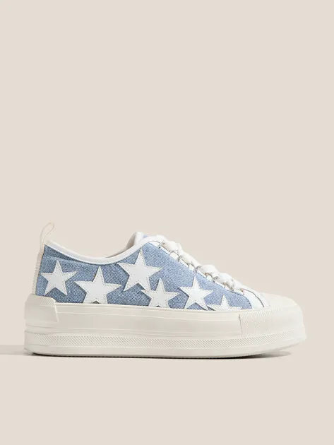 Кеды Tendance из денима, голубой, арт. HC23021-2
