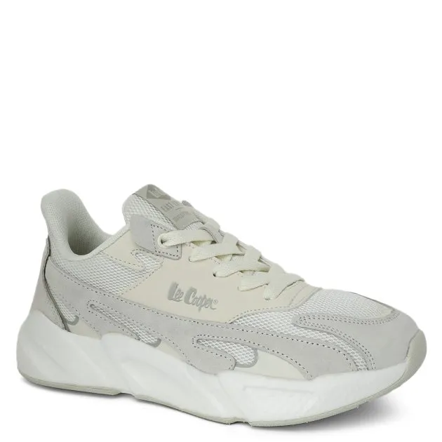 Кроссовки Lee Cooper из натуральной замши и текстиля, бежевый, арт. 75595
