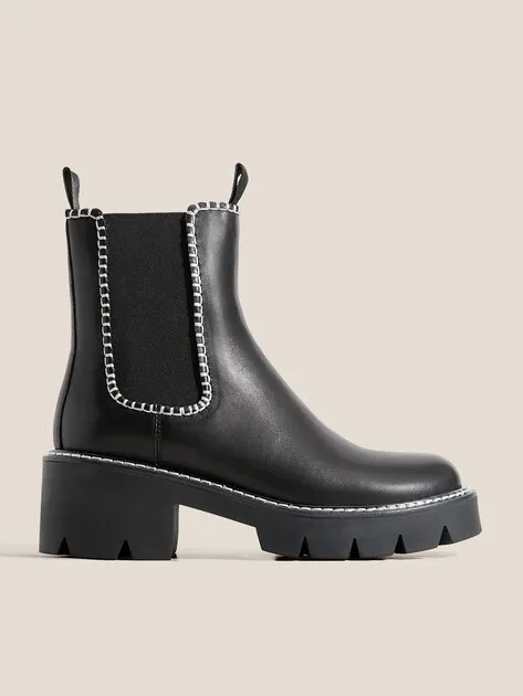 Ботинки Tendance из натуральной кожи, черный, арт. HC2185-39