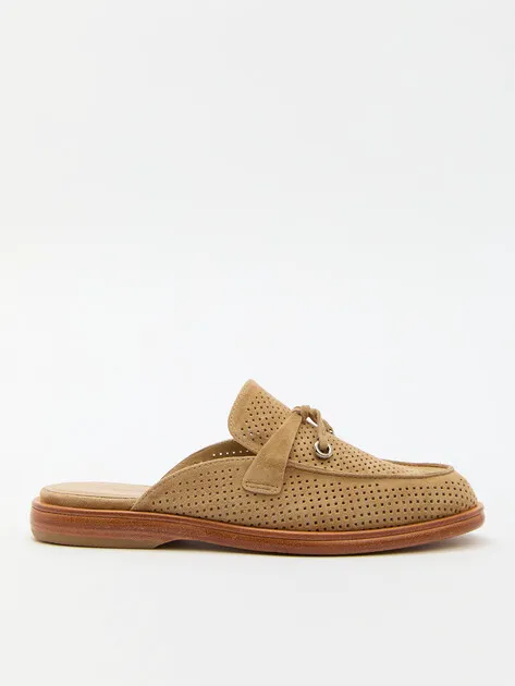 Женская обувь Tendance из натуральной замши, бежевый, арт. YS-2299-232L