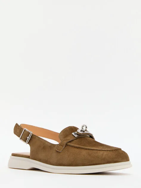 Лоферы Tendance из натуральной замши, коричневый, арт. YS-2299A-255