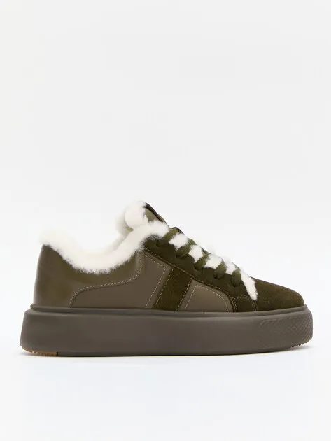 Кроссовки Tendance из замши, зеленый, арт. 78030