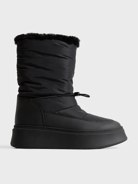 Ботинки Tendance из водостойкого текстиля и натуральной кожи, черный, арт. 78657