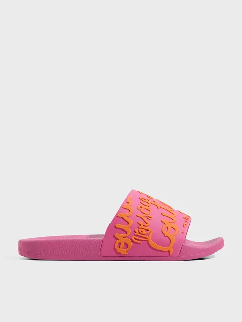 Шлепанцы Versace Jeans Couture, розовый, арт. 78760