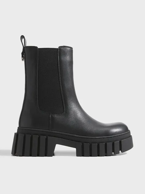 Ботинки Tendance из натуральной кожи, черный, арт. 79134
