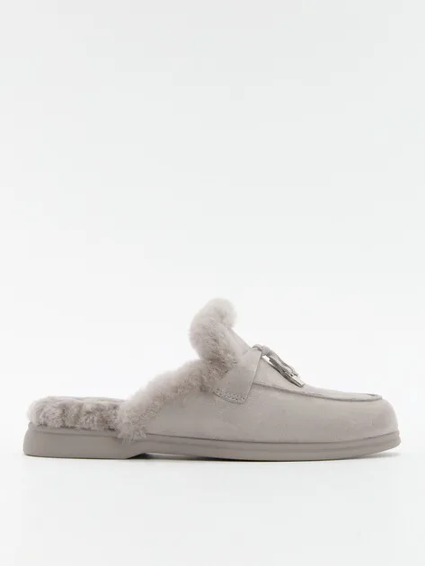 Женская обувь Tendance из замши с мехом, серый, арт. YS-2299A-225X