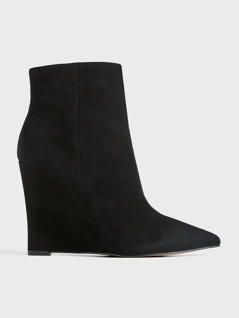 Ботильоны Tendance из натуральной замши, черный, арт. RL370F04-127