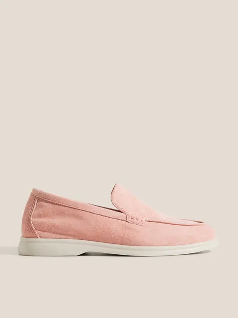 Лоферы Tendance из натуральной замши, розовый, арт. YS-2299-X01A-S