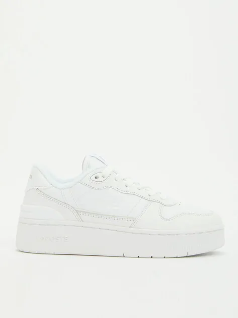 Кроссовки Lacoste из натуральной кожи и текстиля, белый, арт. 81254