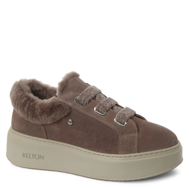 Кроссовки Kelton из натуральной замши, бежевый, арт. 81454