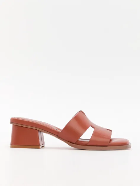 Женские сабо Tendance из натуральной кожи, коричневый, арт. SW503-5