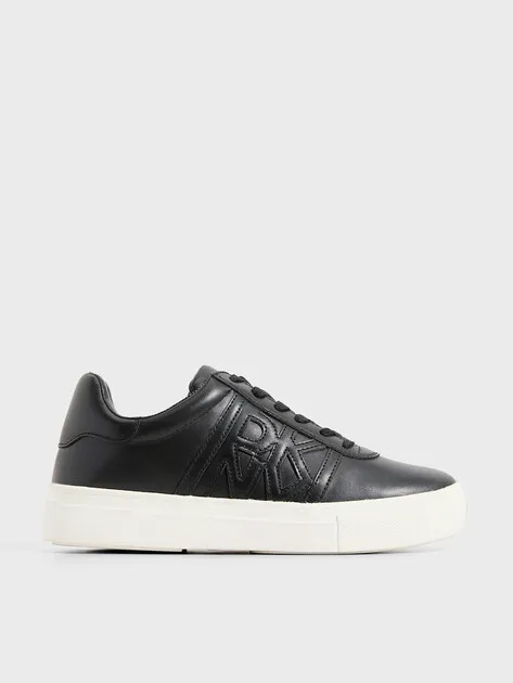 Кроссовки DKNY из натуральной кожи, черный, арт. 81860