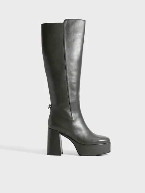 Сапоги Tendance из натуральной кожи, зеленый, арт. PZ235216-7