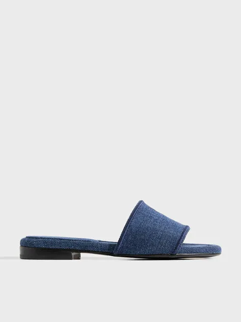 Шлепанцы Tendance из денима, синий, арт. SW519-1