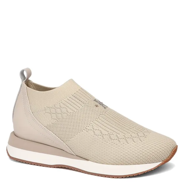 Кроссовки Kelton из текстиля и кожи, бежевый, арт. 82602