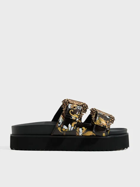 Шлепанцы Versace Jeans Couture, черный, арт. 83006