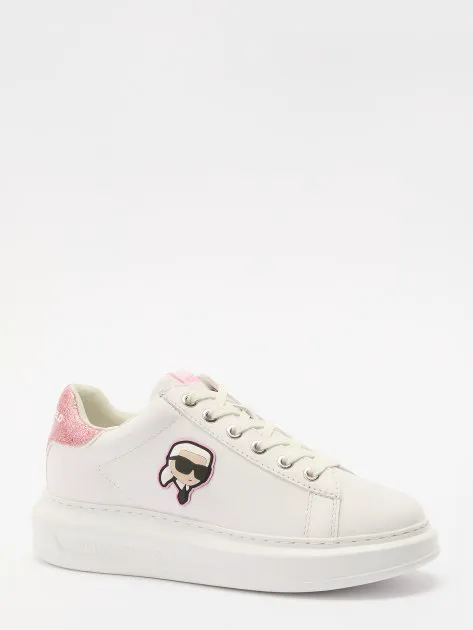 Кроссовки Karl Lagerfeld из натуральной кожи, белый, арт. 83633