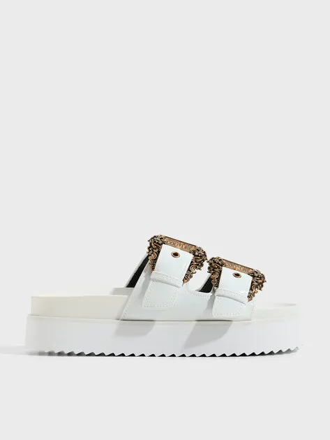 Шлепанцы Versace Jeans Couture, белый, арт. 83669
