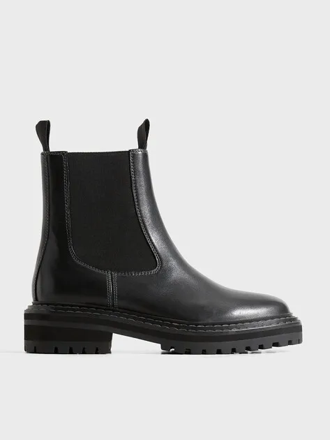 Ботинки Tendance из натуральной кожи, черный, арт. 83690