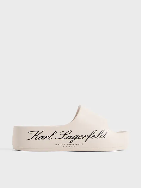Шлепанцы Karl Lagerfeld, бежевый, арт. 83698