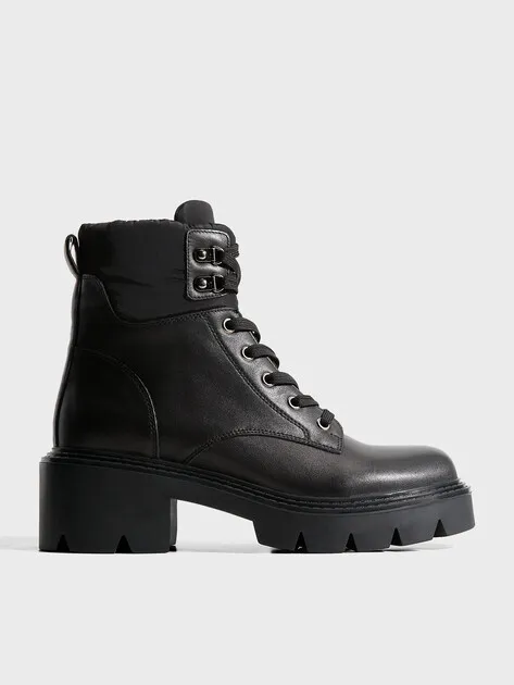 Ботинки Tendance из кожи и текстиля, черный, арт. HC2185X-50