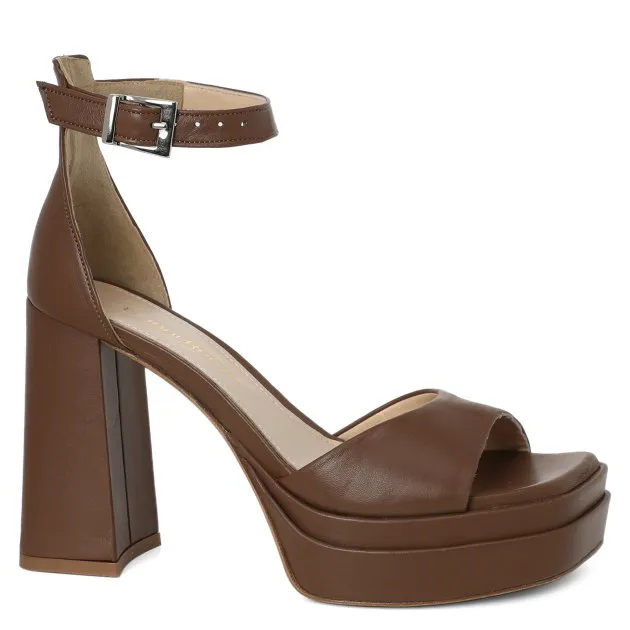 Босоножки Gianni Renzi, коричневый, арт. 84687