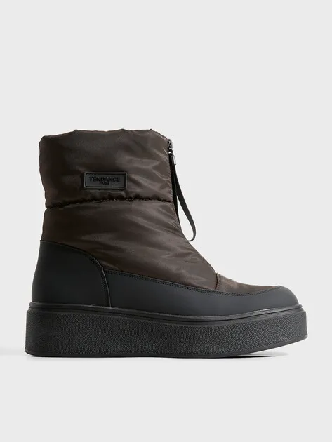 Ботинки Tendance из водостойкого текстиля и кожи, хаки, арт. AJ1481-6-5