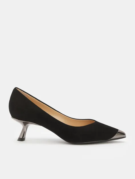 Туфли Tendance из натуральной замши, черный, арт. 87417