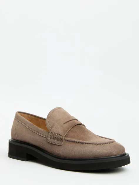 Лоферы Tendance из натуральной замши, коричневый, арт. PZ3130S-1